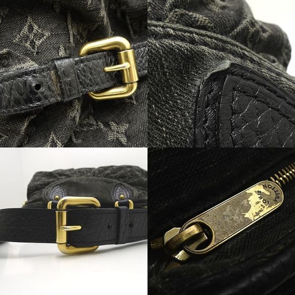 Louis Vuitton Monogram Denim Neo Cabby MM Noir 2WAY Black - Picture 5 of 10